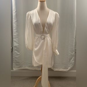 Retrofete white mini dress